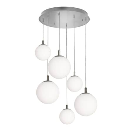 Afx Loretto Hexuple Medium Base Pendant LRTP99MBSNRND6
